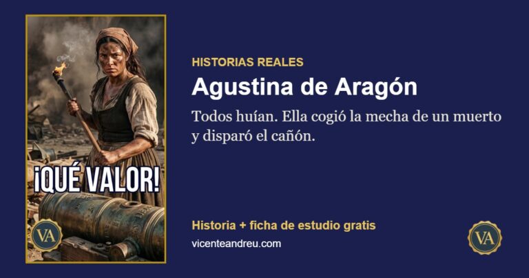 Agustina de Aragón: Todos huían. Ella cogió la mecha de un muerto y disparó el cañón.