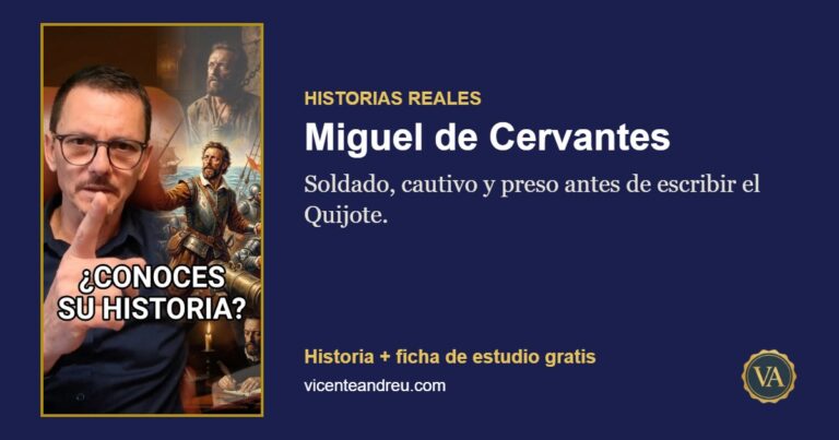 Miguel de Cervantes: Soldado, cautivo y preso antes de escribir el Quijote.