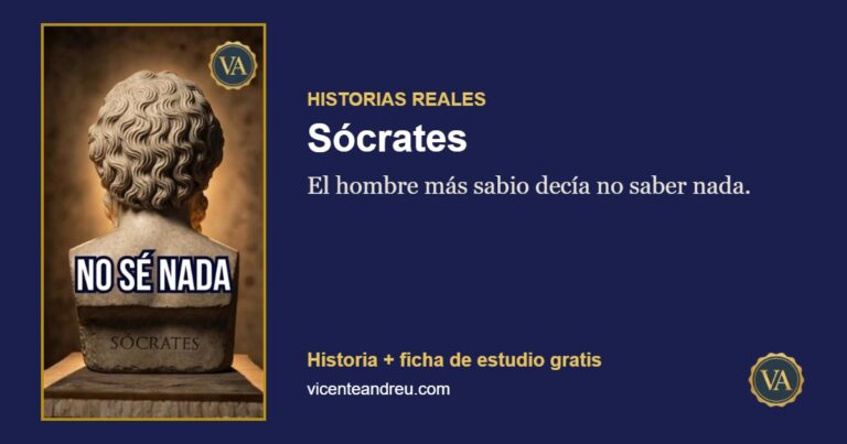 Sócrates: El hombre más sabio decía no saber nada.